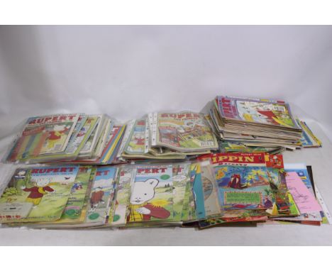 Rupert The Bear - A large quantity of Rupert The Bear magazines from the 1980s/90s. Predominantly 1990s. Magazines include th