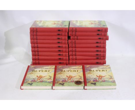 Rupert The Bear - A collection of  23 x reproduction The Adventures of Rupert Annuals. One book is factory sealed. (This does