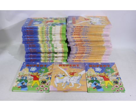 Rupert The Bear - 2 x Rupert Annual sets of 20 x books from 1995 and 1996. Both book sets come in Pedigree Books postage boxe