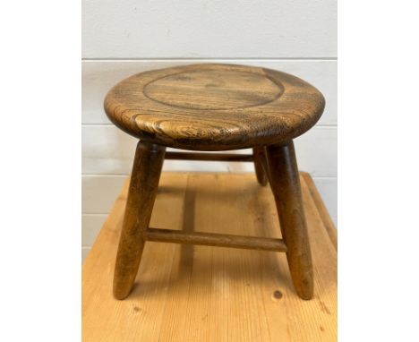 A vintage pine stool 