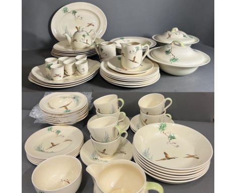 A part tea service by Queen Anne including, sandwich plate, six cups and saucers etc Condition Report good condition&nbsp;