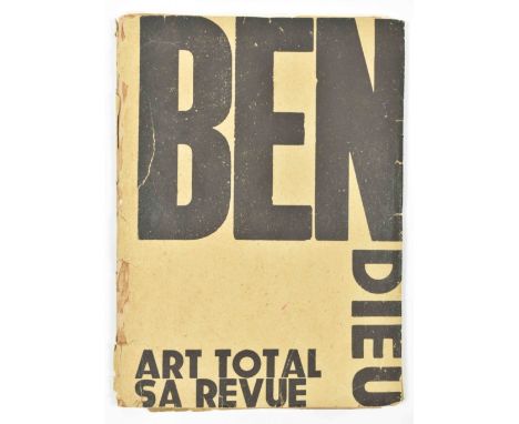 Nice, self-published, 1963-1964. Two brown folders assembled in printed kraft paper wrapper, 31 x 22 cm, housing approx. 35 l