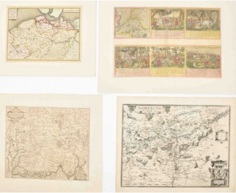 tabula in lucem edita a Frederico de Wit. Amsterdami, ca. 1680. 46 x 56.5 cm. Engr. by Abraham Deur, col., title on top, alle
