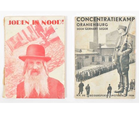 Met een voorwoord door Henri Polak. Photomontages en omslag door Lex Althoff. Amst., De Arbeiderspers, 1932, 76 p., 8 photomo