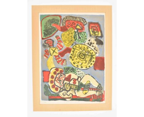 Col. lithograph, 66 x 48 cm, signed, titled, dated '66 and E/A in pencil in lower margin, under passe-partout.A bit yellowed 