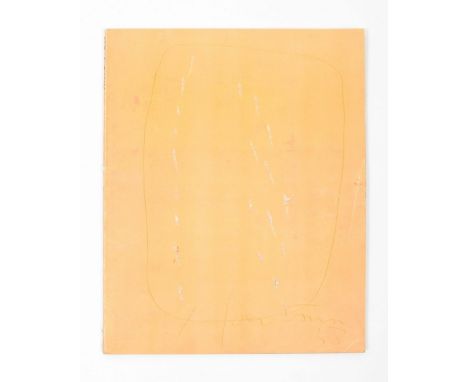 London, Royal College of Art, 1958. 27 x 21.5 cm, 48 pp. Original wrapper, fluorescent orange version (the other being fluore