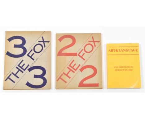Three publications by the legendary British/American conceptual art collective. Contains: The Fox, Vol.1 No.2 1975. New York,