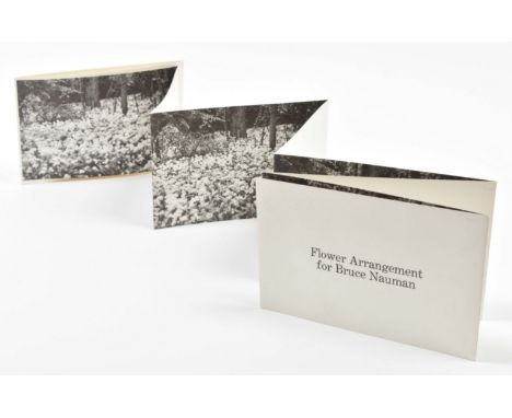New York, Multiples Inc., 1970. Stiff blank wrappers 15.5 x 23.5 cm, with a nine-panel accordion fold-out, unfolds to a 188 c