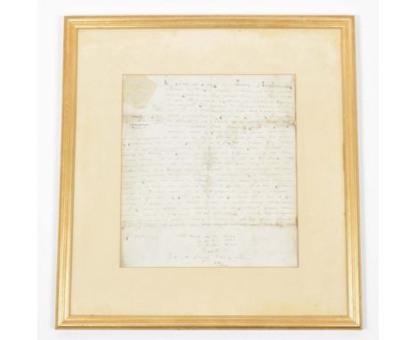 Documenting the selling of "een lijnbaan, genaamd het huis te Egmond, met der zelver heeren- en verdere huizinge, stoof en te