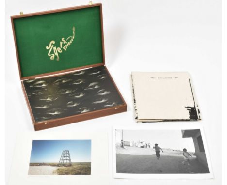 Ed. Eli Content and Han Singels. Not publ. Portfolio of 24 works by various Dutch photographers, num. 18 of 24 copies, inlaid