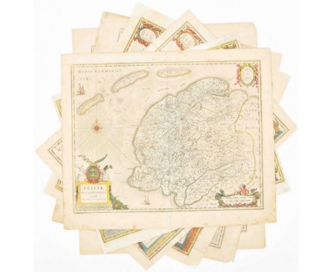 Auctoribus Adriano Metio et Gerardo Freitag. Amst., H. Hondius and/or Johannes Janssonius, 1630-1650. Engr. by E.S. Hamers-ve