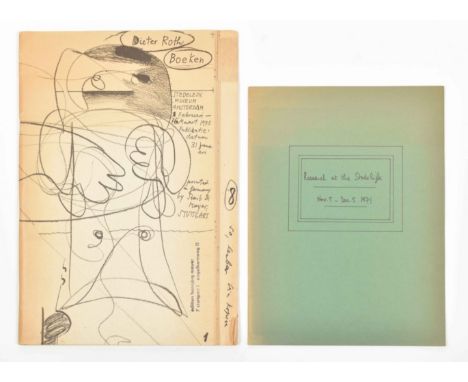 Two artists' books/catalogues published by the Stedelijk Museum Amsterdam. (1) Robert Filliou, Teaching at the Stedelijk, 197