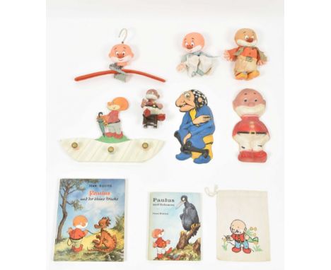 (1) Coat reck Paulus w. umbrella. Ca. 1958. (2) Paulus und der kleine Drache. Engelbert, 1962. (3) Paulus and Solomon. World'