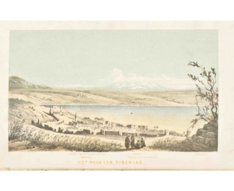 en Palestina in 1851 en 1852. Utrecht, Kemink en zoon, 1854. 1st ed. 2 vols. 334; 429 p. 8vo. Contemp. hcl. w. marbled paper,