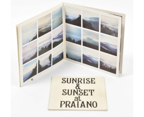 (1) Sunrise and Sunset at Praiano. Rizzoli International Publications, Multiples Inc., New York, 1980. Softcover, 32 pp., 20 