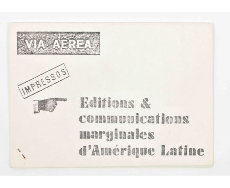 Le Havre, Maison de la Culture du Havre, 1977. Catalogue on the occasion of the exhibition on Latin American artists' publica