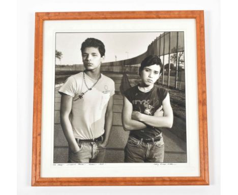 Texas, 1986. Signed, dated and dedicated "for Harie (von Wijnberge)". Silver gelatine print, 27 x 28 cm, framed in passe-part