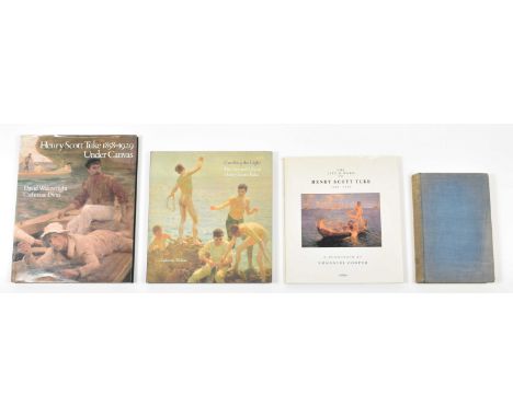 Henry Scott Tuke. A memoir. London, Martin Secker, 1933. 1st and only ed. Illustrated. Cl. Ex-library book with traces of use