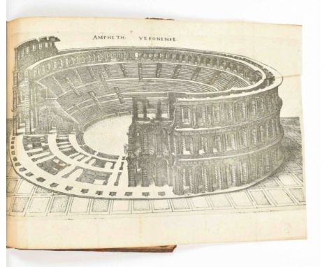 Qui de Gladiatoribus*. Noviter correcti, aucti, &amp; formis aeneis illustrati. Antw., Chr. Plantinum, 1585, (8),175,(1 blank