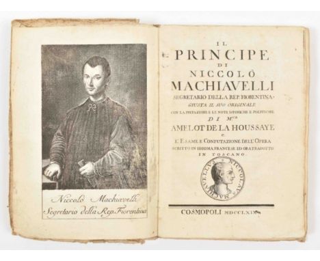 Giusta il suo originale, con la prefazione e le note istoriche e politiche di M.ur Amelot de la Houssaye e l'esame e confutaz