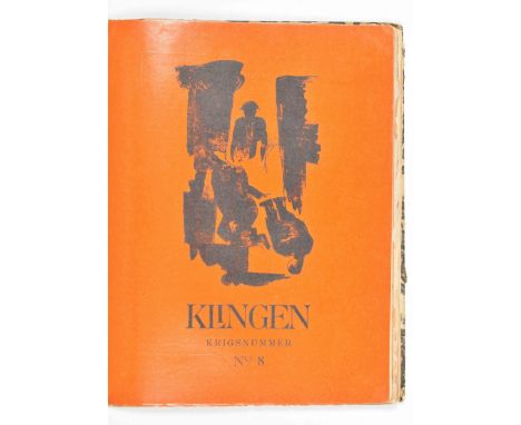 Vol. 1-12, 1917-18 (year 1). Progressive Danish art magazine. Hcl., orig. ill. boards, title in manuscript, ills. w. orig. gr