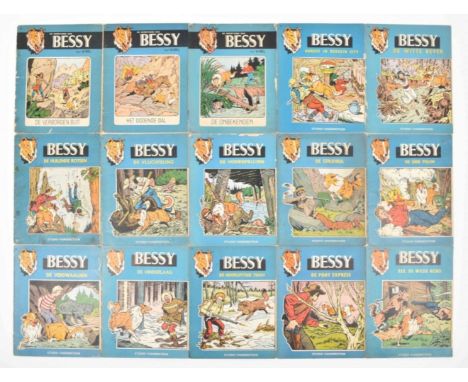 Lot with 56 volumes of the series, all except 3 vols. between no. 7 and 67. All in either first or early edition, mostly in f