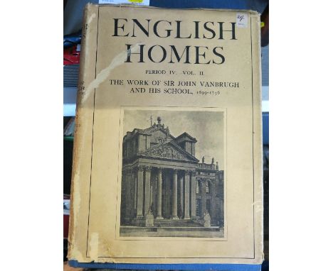 English Homes,by H. Avray Tipping, four volumes, first edition, 1920-1928