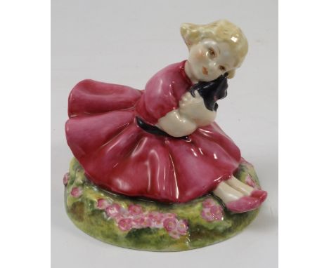 A Royal Worcester figure, Rose, modelled by Anne Acheson, model number 2930, height 3.75ins