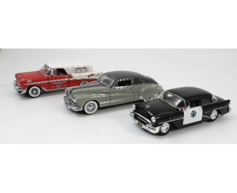 A Danbury Mint model, of a 1948 Buick Roadmaster Coupe, together with a Maisto model of a 1955 Buick Century, 1/26 scale and 