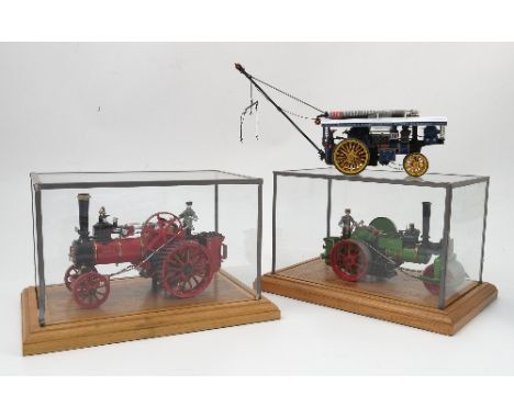 A Wm Allchin Ltd Northampton scale model, of a traction engine, Royal Chester, in glazed case, together with an Invicta model