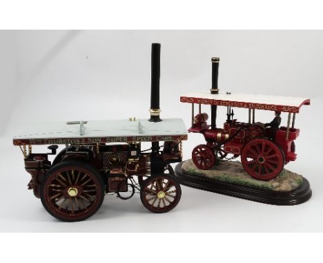 A Midsummer Model, together with a Leonardo model, a Burrell Showman's Engine Britannia, with certificate and a Wm Thurston &