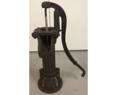 A cast iron ornamental garden pump.  Approx. 51cm tall.