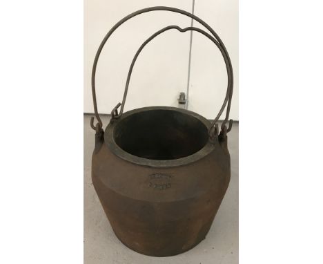 A large vintage 6pt Kenrick glue pot, with removable liner.  