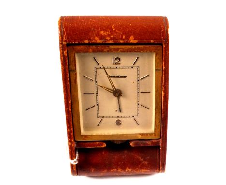 A Jaeger LeCoultre travelling clock