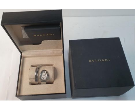 Ladies BULGARI SERPENTI TUBOGAS WATCH, purchased in 2011, complete with box &amp; papers &amp; original purchase receipt 