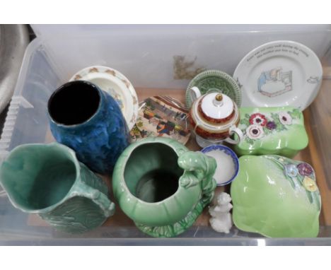 Good collection of various ceramic items by differing potteries including Beswick, Poole, Wade &amp; Wedgewood etc (Qty) 