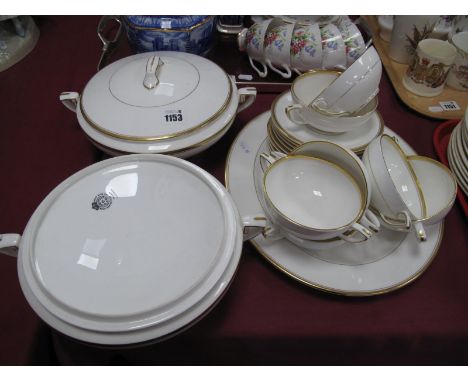 Royal Worcester 'Viceroy' Dinner Ware, of nineteen pieces, including two tureen's (one damaged).