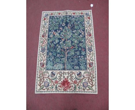 Flanders Textured Art Tapestry, featuring Tree of Life, 103.5 x 67.5cm.