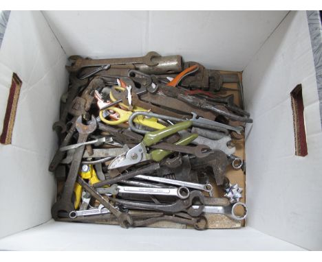 Tools - Pliers, spanners, files etc:- One Box