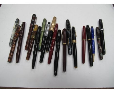 Vintage Fountain Pens, including Burnham, Parker, Eagle, Esterbrook, etc.