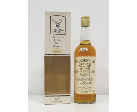 ST. MAGDALENE 1966 - CONNOISEURS CHOICEAn extremely rare bottle of the Gordon & MacPhail's Connoisseurs Choice St. Mgadalene 