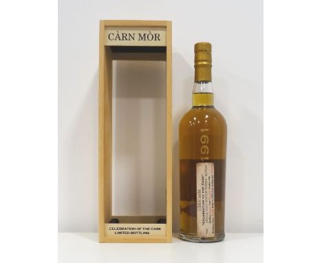 SPEYSIDE 1991 - CARN MOR A rarely available bottle of Carn Mor "Celebration of the Cask" Speyside 1991 Single Malt Scotch Whi