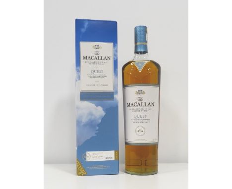 MACALLAN QUEST A bottle of Macallan Quest Single Malt Scotch Whisky bottled exclusively for travel retail.  1 Litre.  40% abv