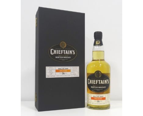 DALLAS DHU 26YO - CHIEFTAIN'SDistilled just a few years before the Distillery finally closed in 1983.  Dallas Dhu 26 Year Old