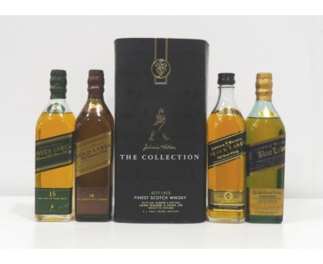JOHNNIE WALKER - THE COLLECTIONA premium packaged selection of 20cl bottles representing the core Johnnie Walker colour range