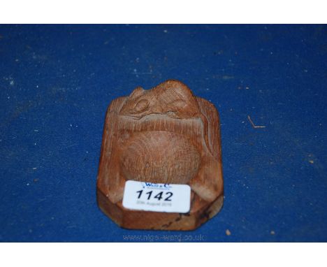 A ''Mouseman'' ashtray.