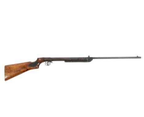 Vintage B.S.A. air rifle. Break barrel action complete with slip case. 