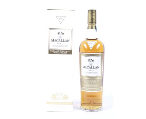 The Macallan Gold 1824 Series Highland single malt Scotch whisky. 40% vol, 700ml, boxed