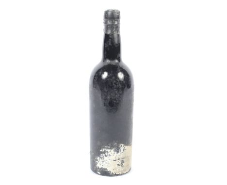 A bottle of Taylor's vintage port, 1955, exported by Corne &amp; Barrow Ltd. (Label lacking), no qty or vol shown. 