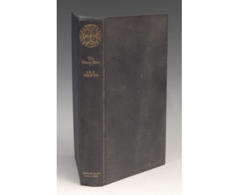 J.R.R. Tolkien, The Simarillion, first edition, George Allen &amp; Unwin Ltd., 1977, black cloth boards, 8vo 